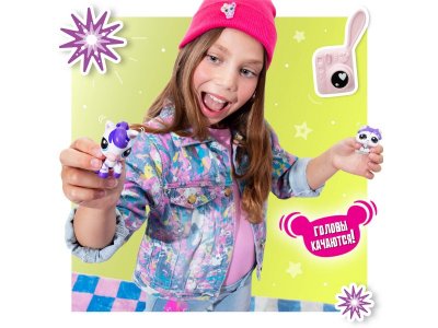 Набор игровой Littlest Pet Shop Пара друзей Модные полосочки 2 фигурки: Кошка и Зебра 1-00469173_6