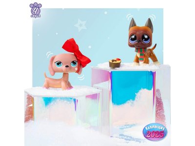 Набор игровой Littlest Pet Shop Праздники Рождественские Каникулы 2 фигурки: Немецкий дог и Такса 1-00469174_3