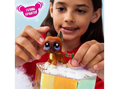 Набор игровой Littlest Pet Shop Праздники Рождественские Каникулы 2 фигурки: Немецкий дог и Такса 1-00469174_6