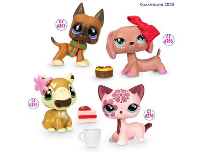 Набор игровой Littlest Pet Shop Праздники Рождественские Каникулы 2 фигурки: Немецкий дог и Такса 1-00469174_10