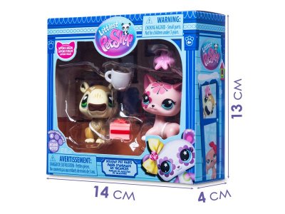 Набор игровой Littlest Pet Shop Праздники Рождественские Каникулы 2 фигурки: Капибара и Короткошерст 1-00469175_8