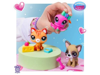 Набор игровой Littlest Pet Shop Три друга Веселый пир 3 фигурки: Кошка, Осьминог и Французский бульд 1-00469177_10