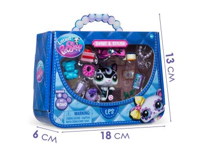 Набор игровой Littlest Pet Shop Стиль фигурка животного с акс., Сиамская кошка 1-00469179_7