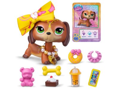 Набор игровой Littlest Pet Shop Стиль фигурка животного с акс., Такса разноцветный 100469180