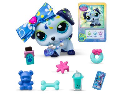 Набор игровой Littlest Pet Shop Стиль фигурка животного с акс., Далматинец разноцветный 100469181