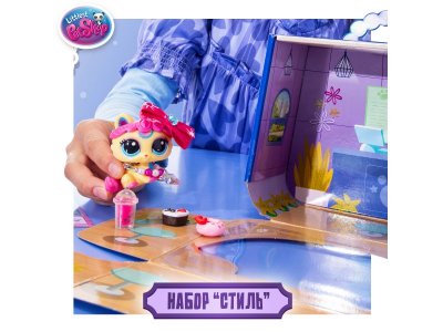 Набор игровой Littlest Pet Shop Стиль фигурка животного с акс., Кошка Рэгдолл 1-00469182_2