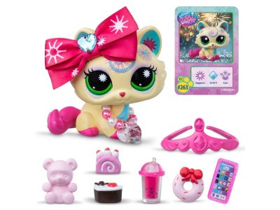 Набор игровой Littlest Pet Shop Стиль фигурка животного с акс., Кошка Рэгдолл разноцветный 100469182