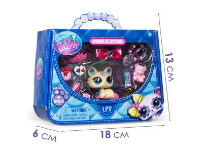 Набор игровой Littlest Pet Shop Стиль фигурка животного с акс., Кошка Рэгдолл 1-00469182_6