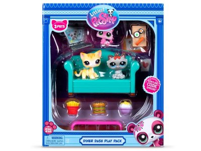 Набор игровой Littlest Pet Shop Обед с друзьями: три фигурки мини-животных с акс. 1-00469184_10