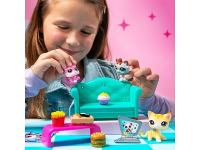 Набор игровой Littlest Pet Shop Обед с друзьями: три фигурки мини-животных с акс. 1-00469184_11