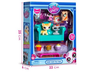 Набор игровой Littlest Pet Shop Обед с друзьями: три фигурки мини-животных с акс. 1-00469184_13