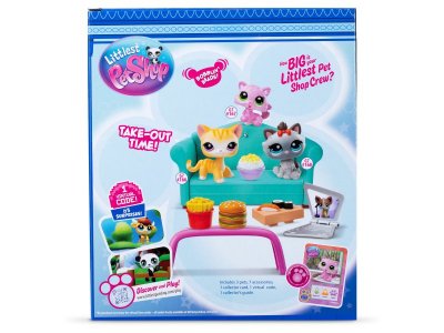 Набор игровой Littlest Pet Shop Обед с друзьями: три фигурки мини-животных с акс. 1-00469184_15