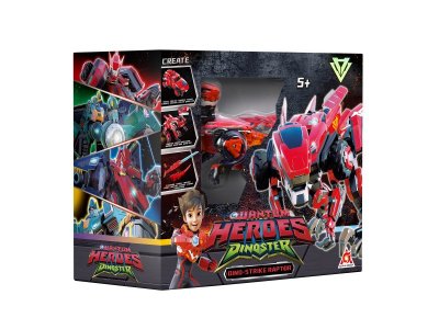 Трансформер Dinoster 4-в-1 Дино-бот Раптор Страйк 1-00469230_3