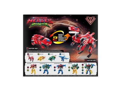 Трансформер Dinoster 4-в-1 Дино-бот Раптор Страйк 1-00469230_6