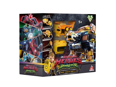 Трансформер Dinoster 4-в-1 Дино-бот Анкило Смэш 1-00469231_2