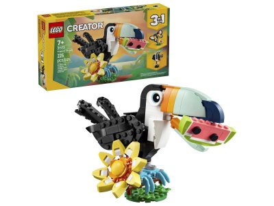 Конструктор LEGO Creator 3-in-1 Дикие животные: тропический тукан 31173 100469193