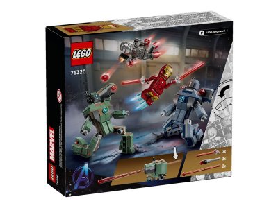 Конструктор LEGO Marvel Железный Человек и Воитель против Хаммер-дронов 76320 1-00469201_2