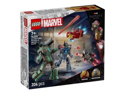 Конструктор LEGO Marvel Железный Человек и Воитель против Хаммер-дронов 76320 1-00469201_4