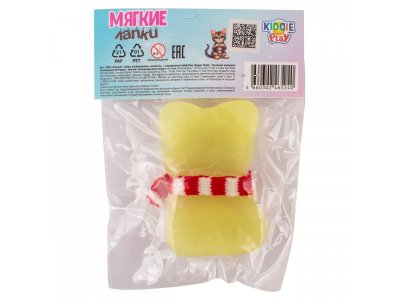 Игрушка-антистресс KiddiePlay Сквиш Котик со снежинкой 1-00469447_5