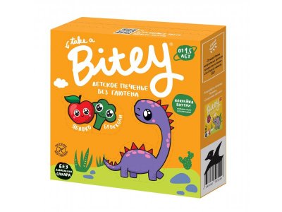 Печенье безглютеновое Take a Bitey Брокколи, 125 г 1-00346302_2
