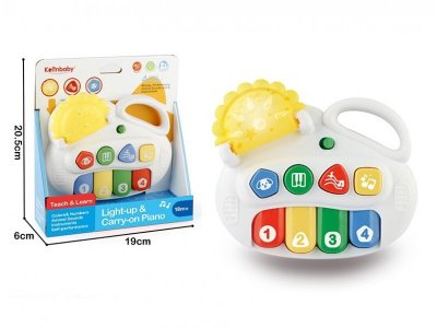 Игрушка музыкальная Zhorya Пианино ёжик 1-00463783_2