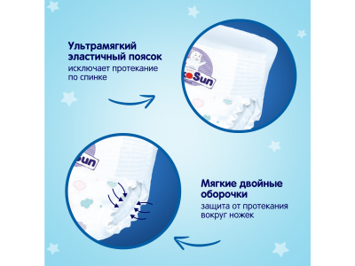 Подгузники-трусики YokoSun, M 6-10 кг, 20 шт. 1-00446652_3