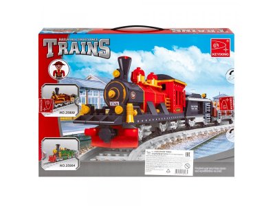 Конструктор Maya Toys Поезд, 410 деталей 1-00470619_2