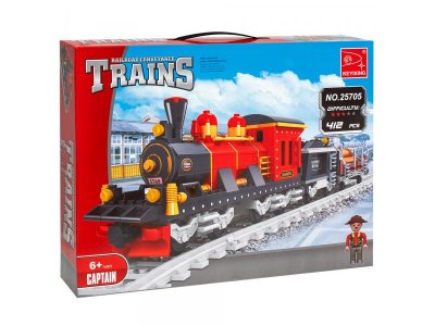 Конструктор Maya Toys Поезд, 410 деталей 1-00470619_4