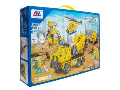 Конструктор Maya Toys Строительная техника 6 в 1 (электромеханический) 1-00470630_3