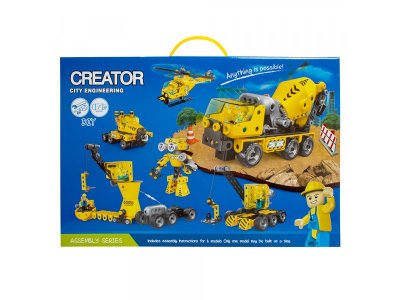 Конструктор Maya Toys Строительная техника 6 в 1 (электромеханический) 1-00470630_4