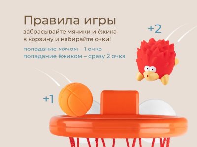 Игрушка для ванной Roxy-Kids Баскетбол 1-00470992_13