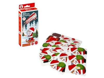 Новогодний набор Bondibon Пазл 3D Дед Мороз 100470102