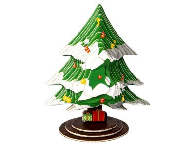 Новогодний набор Bondibon Пазл 3D Ёлочка 1-00470103_3