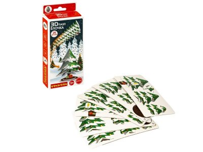 Новогодний набор Bondibon Пазл 3D Ёлочка 1-00470103_6