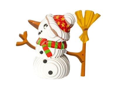 Новогодний набор Bondibon Пазл 3D Снеговик 1-00470104_3