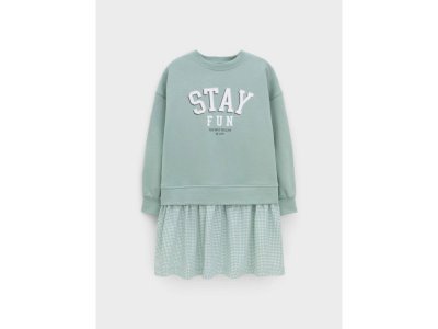 Платье Crockid голубой 100470572