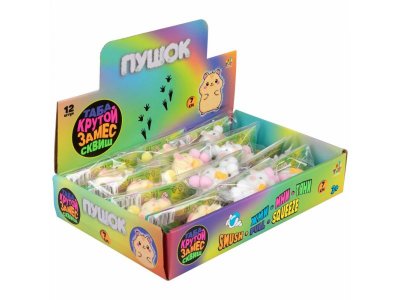Игрушка-антистресс 1Toy Крутой замес Сквиш Таба Пушок хомяк, 7*5.5*3 см 1-00469731_5