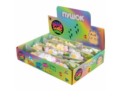 Игрушка-антистресс 1Toy Крутой замес Сквиш Таба Пушок хомяк, 7*5.5*3 см 1-00469731_8