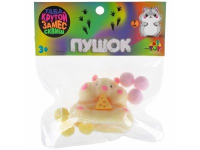 Игрушка-антистресс 1Toy Крутой замес Сквиш Таба Пушок хомяк, 7*5.5*3 см 1-00469731_9