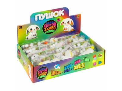 Игрушка-антистресс 1Toy Крутой замес Сквиш Таба Пушок кролик, 8*6*4 см 1-00469732_6