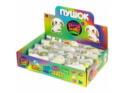 Игрушка-антистресс 1Toy Крутой замес Сквиш Таба Пушок кролик, 8*6*4 см 1-00469732_4