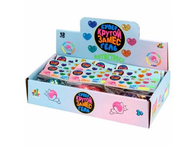 Игрушка-антистресс 1Toy Крутой замес Супергель сердечко, 6*5.5*3 см 1-00469733_10