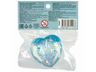 Игрушка-антистресс 1Toy Крутой замес Супергель сердечко, 6*5.5*3 см 1-00469733_12