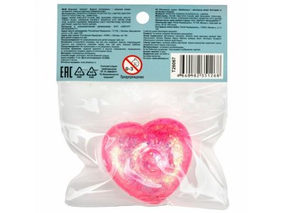 Игрушка-антистресс 1Toy Крутой замес Супергель сердечко, 6*5.5*3 см 1-00469733_17