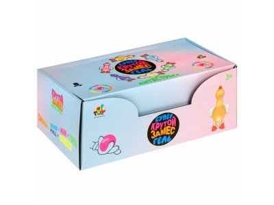 Игрушка-антистресс 1Toy Крутой замес Супергель гусь прозрачный, 9*8*5 см 1-00469735_2