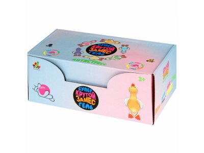 Игрушка-антистресс 1Toy Крутой замес Супергель гусь прозрачный, 9*8*5 см 1-00469735_4
