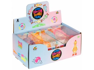 Игрушка-антистресс 1Toy Крутой замес Супергель гусь прозрачный, 9*8*5 см 1-00469735_8