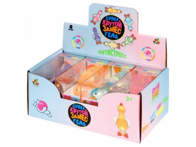 Игрушка-антистресс 1Toy Крутой замес Супергель гусь прозрачный, 9*8*5 см 1-00469735_6
