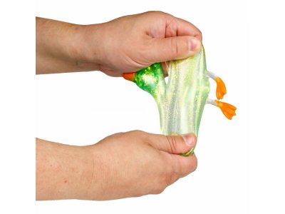 Игрушка-антистресс 1Toy Крутой замес Супергель гусь прозрачный, 9*8*5 см 1-00469735_13