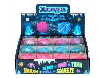 Игрушка-антистресс 1Toy Крутой замес Холодок шар, мгновенное охлаждение, 6 см 1-00469738_6